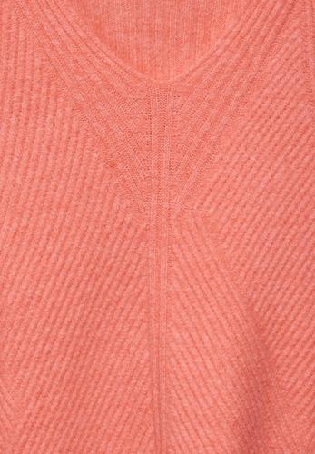 Strukturpullover 40 - Peachwood Orange Melange