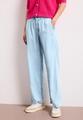 Wide Leg Jeans mit Paperbag-Bund 25/30 - Ultrableached Wash