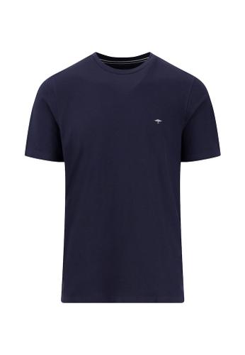 T-Shirt, Basic, Premium Cotton Blau XXL
