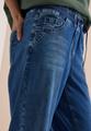 High Waist Wide Leg Jeans im Loose Fit XXL/30 - Mid Blue Used Wash