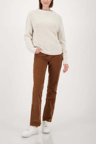 Strickpullover mit Lurex 46 - Almond