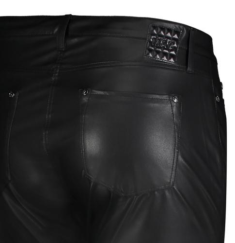 MAC JEANS - SLIM vegan, Light vegan leather 42/30 - Schwarz