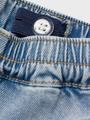 NBMBEN U-SHAPE R JEANS 8350-YB F 56 Übergroß - Light Blue Denim