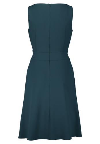 Basic-Kleid 38 Ausgestellt - Aventurine Green