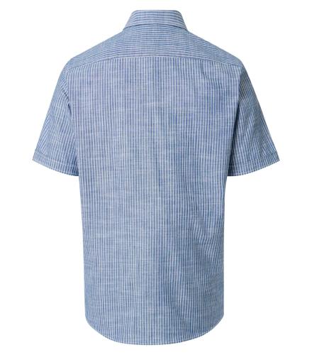 Freizeithemd Kurzarm XXL Casual Fit - Blau