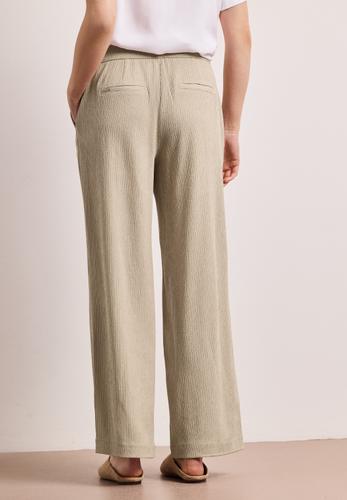 High Waist Wide Leg Hose im Casual Fit 36/30 - Cobble Stone