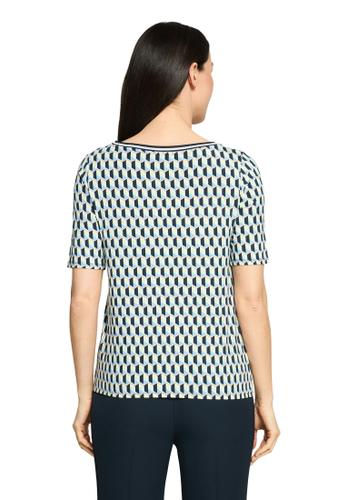 Casual-Shirt 42 Figurumspielend - Blau/Grün