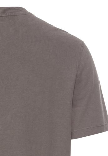 T-Shirt mit Print aus nachhaltigem Organic Cotton M Regular Fit - Rock Grey