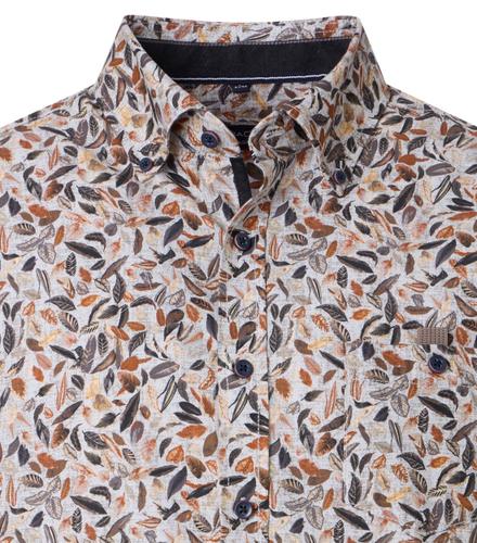 Freizeithemd L Casual Fit - Braun