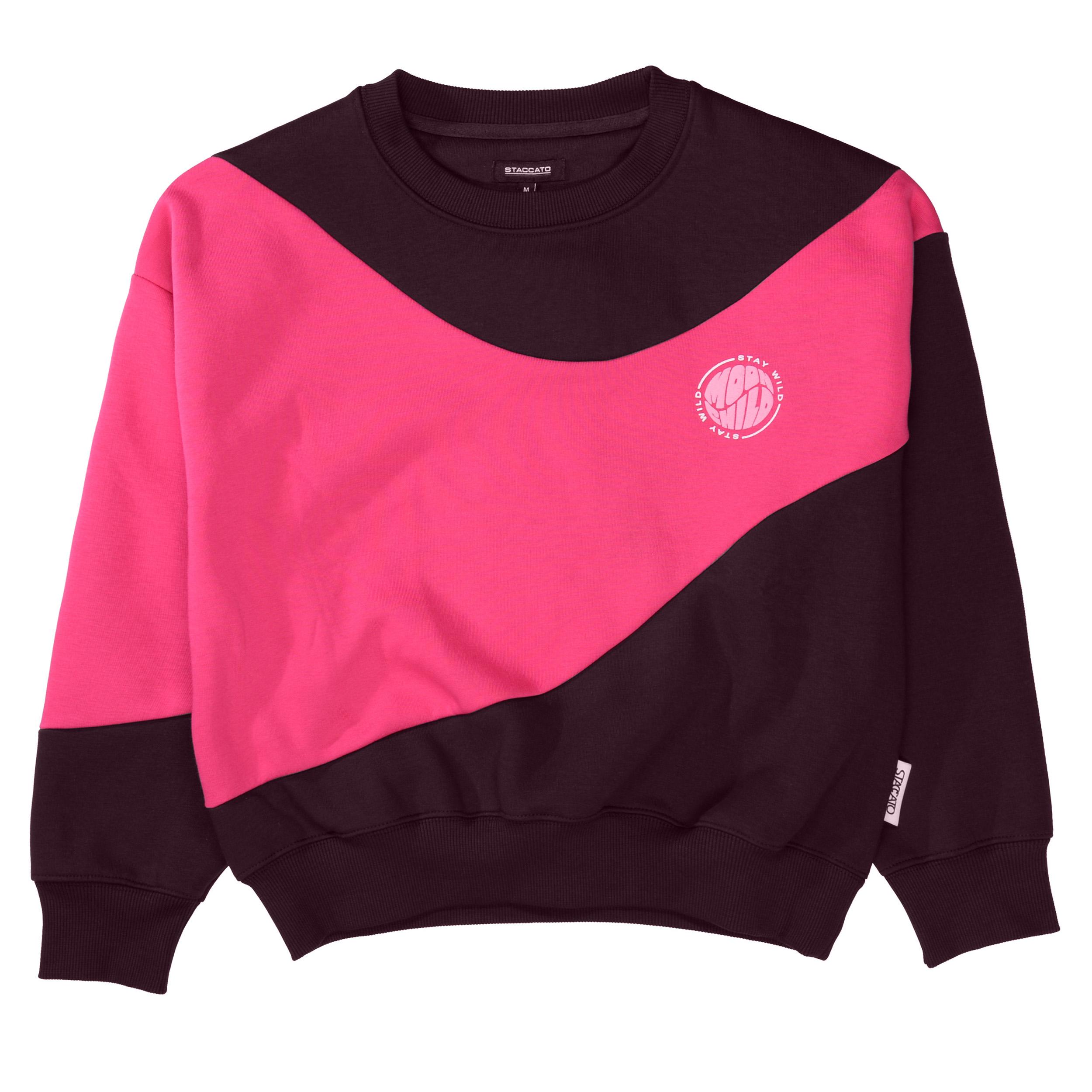 Md.-Sweatshirt, oversized 152 - Dark Burgundy