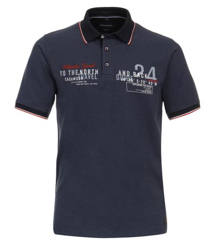 Polo-Shirt XXL Basic Circular Knit - Blau