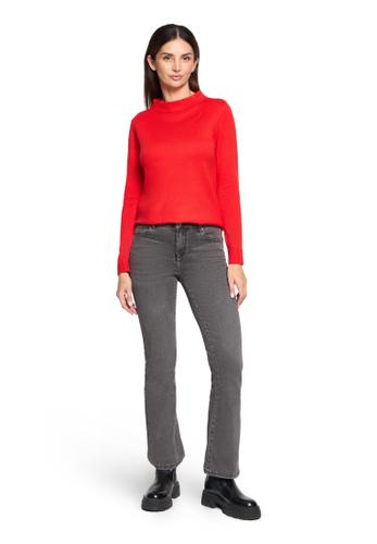 Strickpullover 40 Gerade - High Risk Red