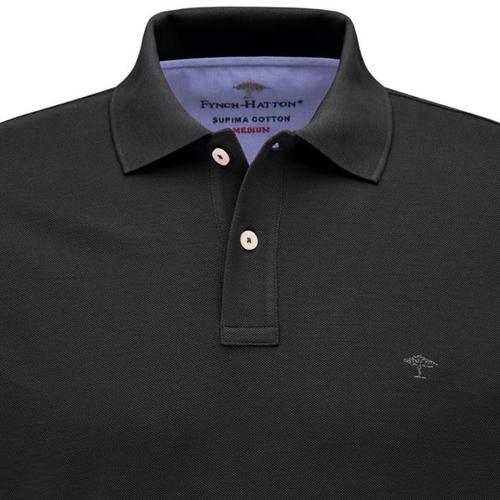 Polo, Basic 4XL Casual Fit - Black