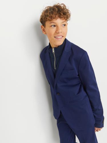JJEJAXON JERSEY BLAZER NOOS JNR 128 Slim Fit - Medieval Blue