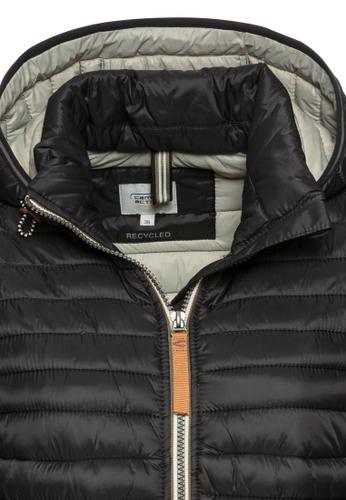 Steppjacke aus recyceltem Polyamid Schwarz 46