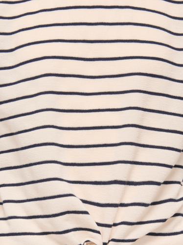 KOGJANA SS STRIPED KNOT TOP JRS 134/140 Normal geschnitten - Tofu