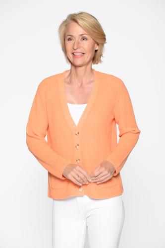 V-Cardigan, mit Taschen