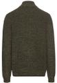 Strickjacke mit Reißverschluss Grün 3XL