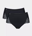 sloggi Pure Sense Luxe Maxi C2P 46 - Schwarz