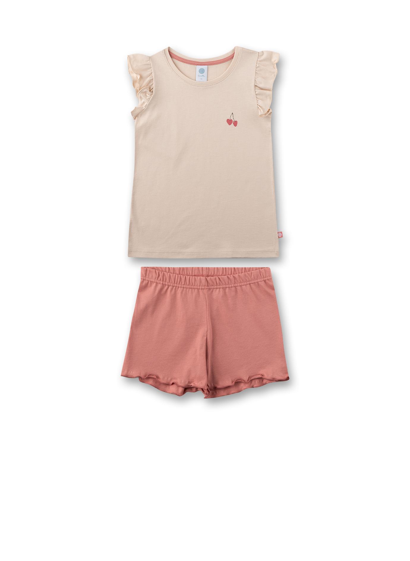 Schlafanzug kurz 092 - Pink Whisper