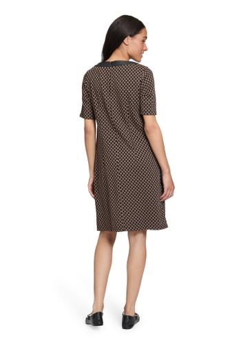 Winterkleid 36 Ausgestellt - Schwarz/beige