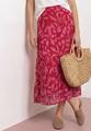 Maxi-Rock aus Chiffon mit Print