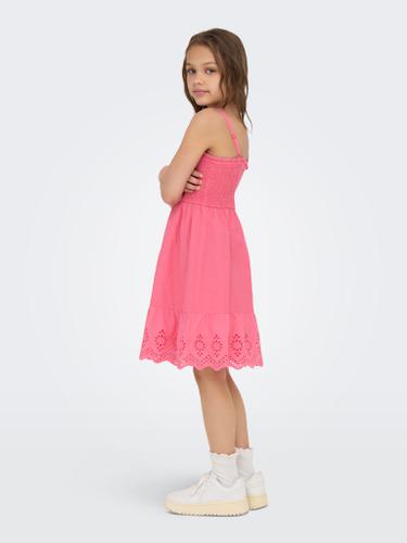 KOGLOU LIFE EMB SMOCK DRESS WVN