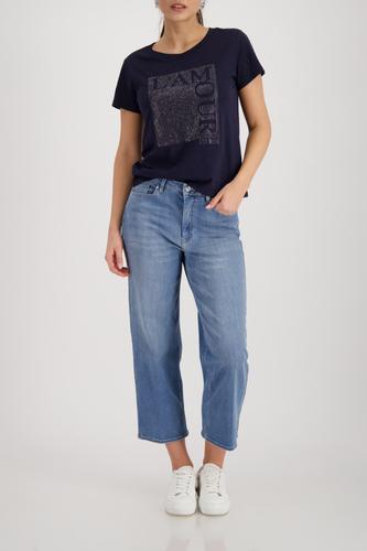 T-Shirt mit Strasssteinen