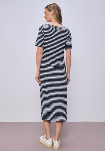 Midi-Kleid mit Knotendetail 34 - Shadowed Navy