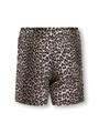KOGSANDRA PRINTED SHORTS PNT 158 Locker geschnitten - Black