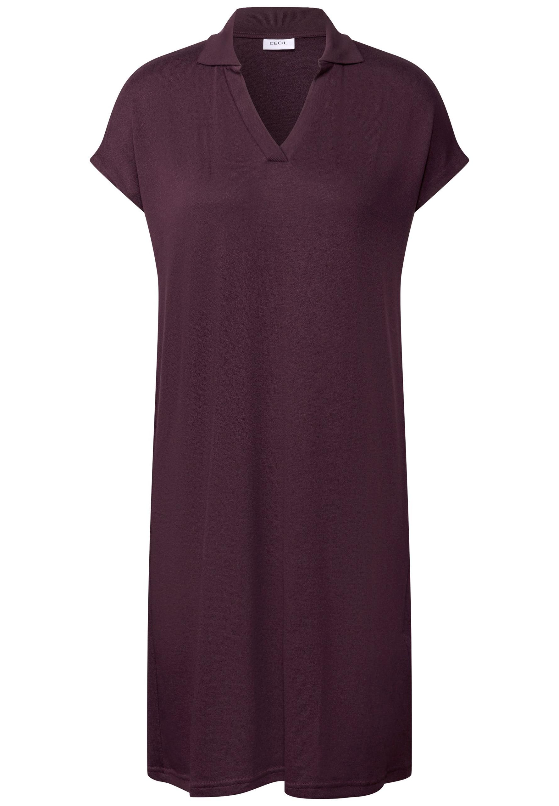 Sommerliches Strick-Kleid S - Mulberry Red