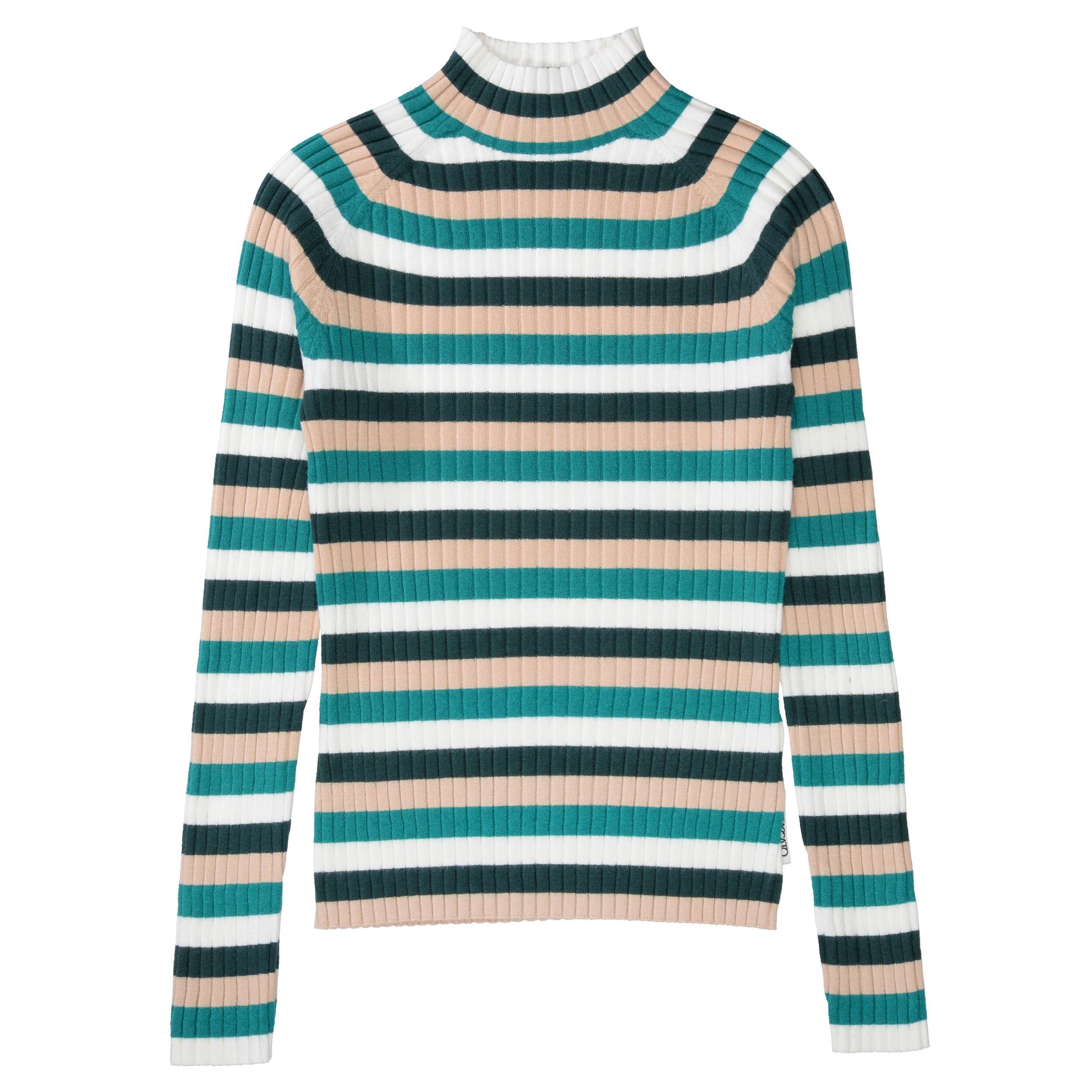Md.-Pullover, Streifen 164 - Forest Green