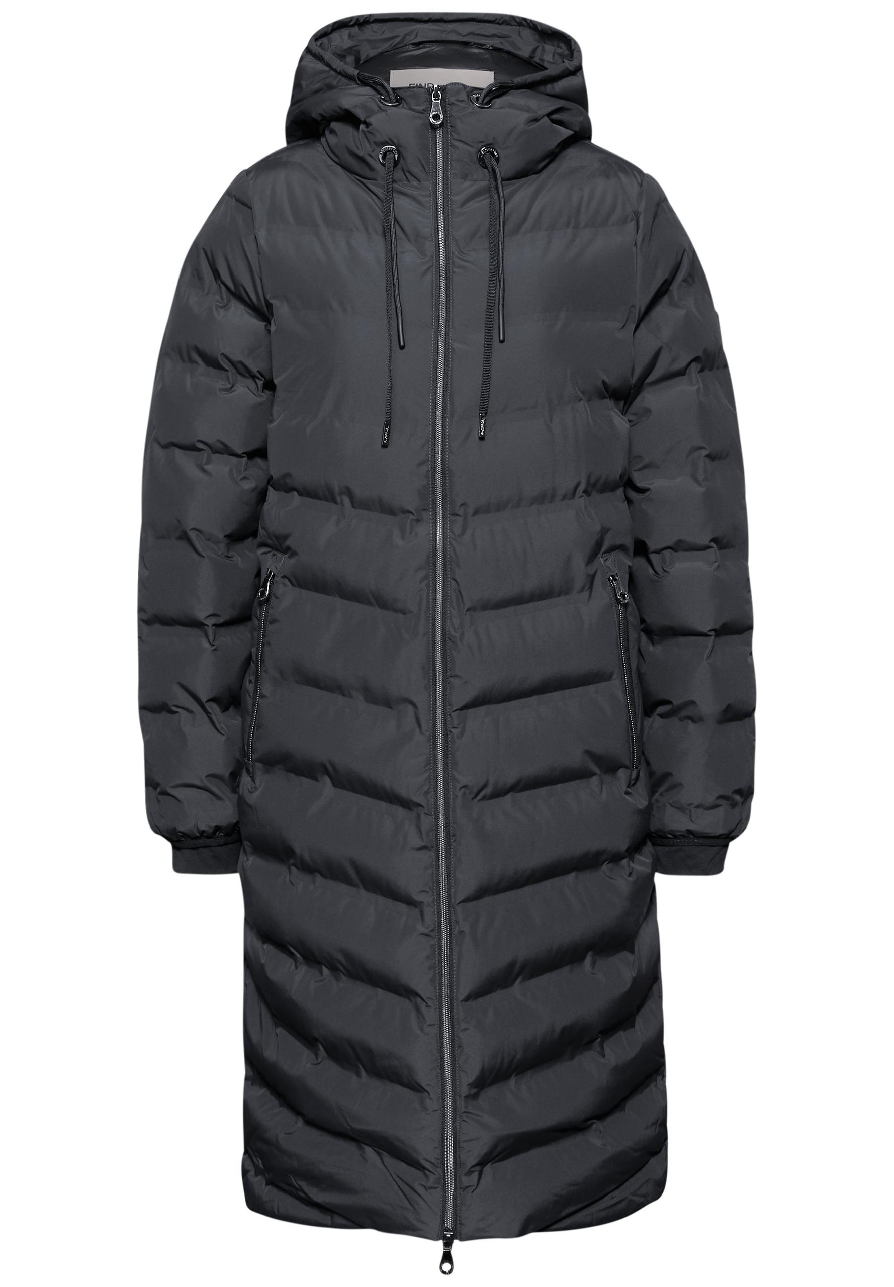 Mantel mit geklebten Nähten 36 - Obsidian Blue