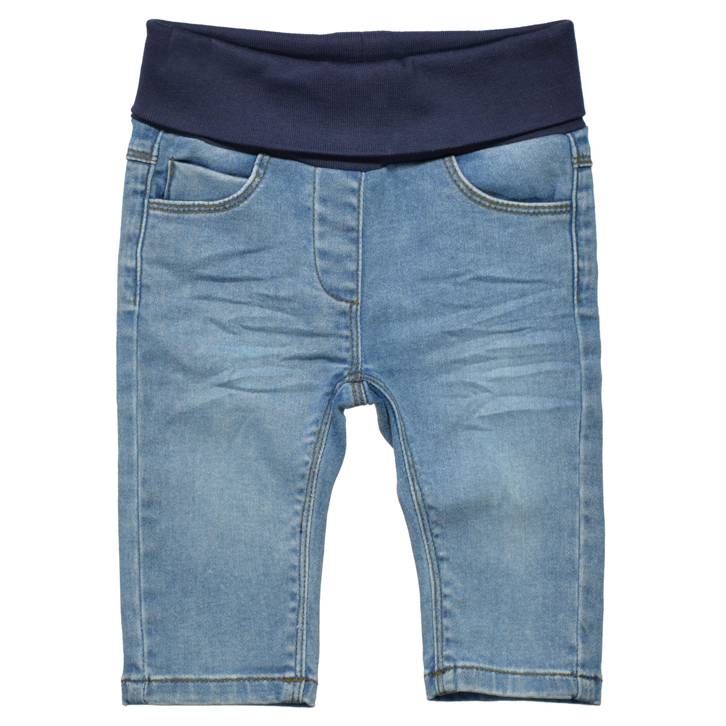 Unisex Jeans mit elastischem Bund 80 bequem - Light Blue Denim