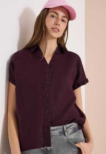 Dropped Shoulder Bluse aus Leinen