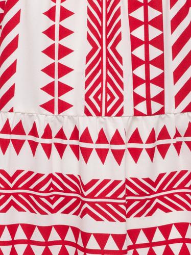 KOGALBERTE LIFE SS AOP DRESS PTM 140 Normal geschnitten - Barbados Cherry