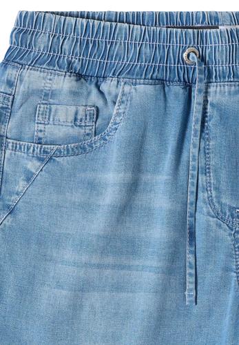 High Waist Wide Leg Jeans im Loose Fit XXL/30 - Light Blue Used Wash