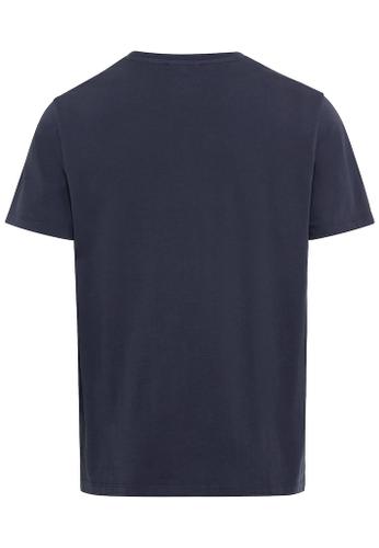 Basic T-Shirt aus nachhaltigem Organic Cotton Blau M
