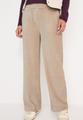 Wide Leg Cordhose XL/30 - Silvery Beige