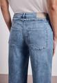 Mid Waist Wide Leg Jeans im Loose Fit 32/7/8 Hosen - Mid Blue Random Wash