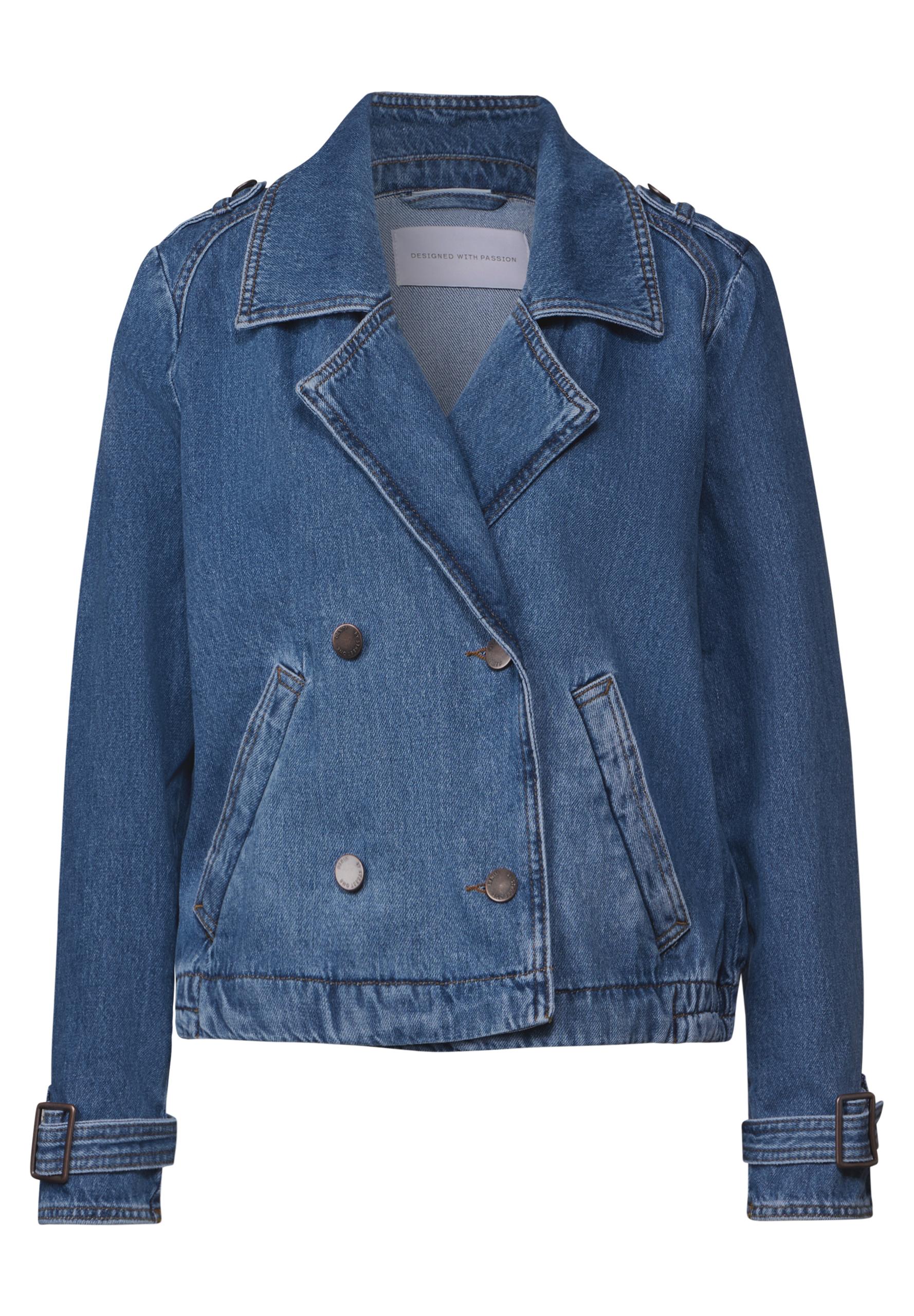 Kurze Jeansjacke 40 - Medium Blue