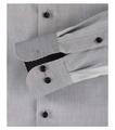 Popeline Hemd uni 41 Comfort Fit - Silber