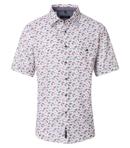 Freizeithemd Kurzarm XXL Casual Fit Short - Blau