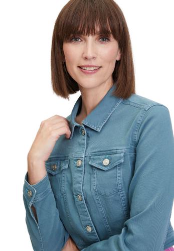 Jeansjacke 40 Figurnah - Smoky Teal