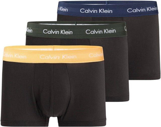 Calvin Klein Boxershorts (3 Stück) mit leuchtendem, kontrastfarbenen Wäschebund