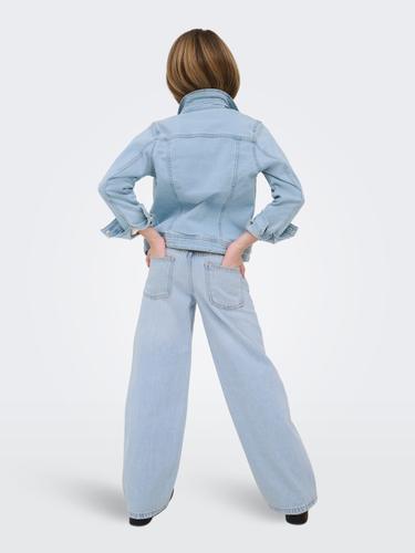 KOGMOTT WIDE LB DEST DNM AZG 140 Weiter Beinschnitt - Light Blue Denim