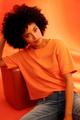 Sweatshirt mit Strasssteinen 44 - Aperitif