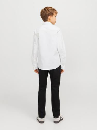 JJEAXEL STRETCH SHIRT LS NOOS JNR
