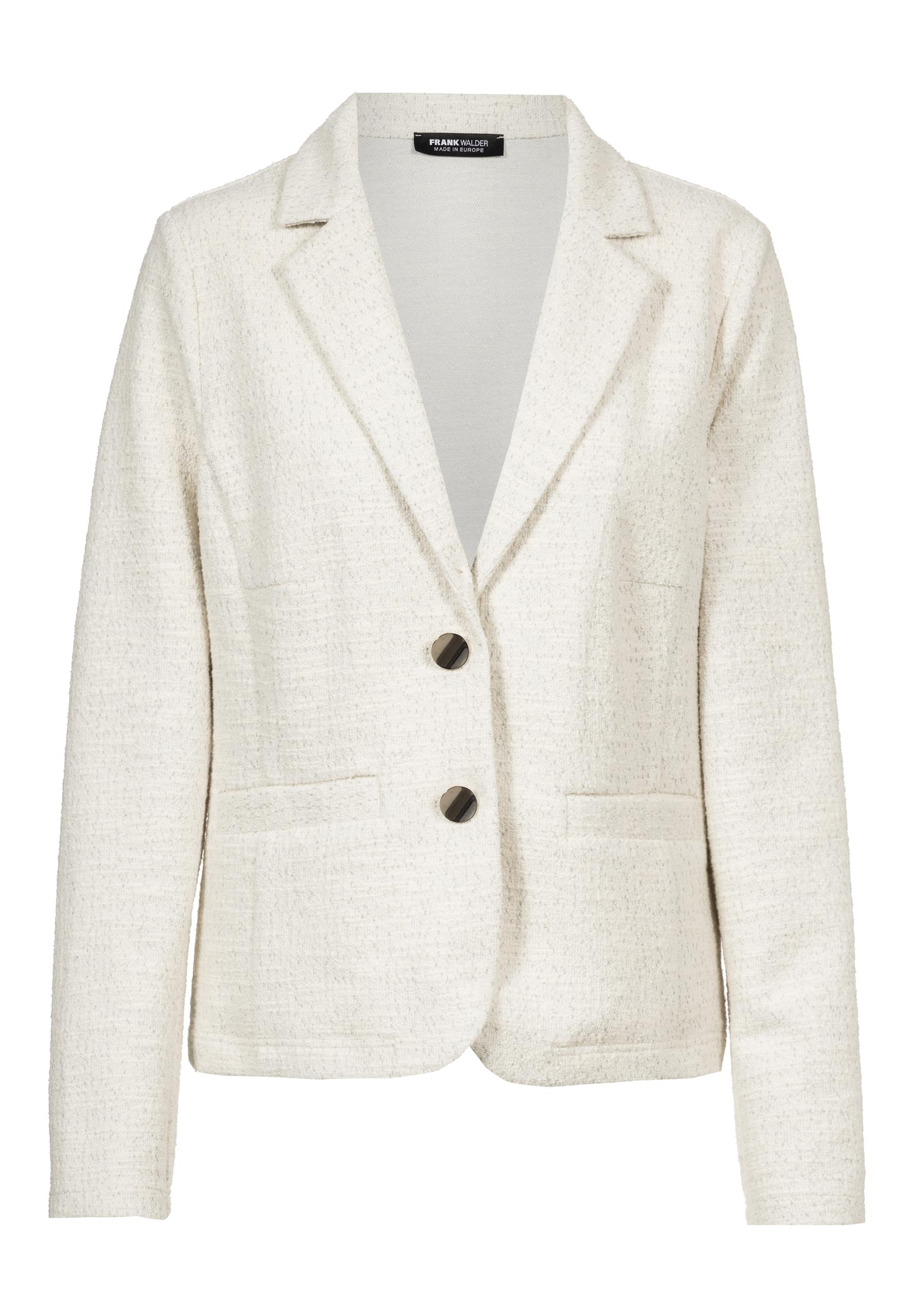 Leichtjacke COOL SUMMER mit Paspeltaschen 42 - Ecru