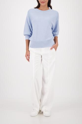 Strickpullover mit Lurex 44 - Light Sky